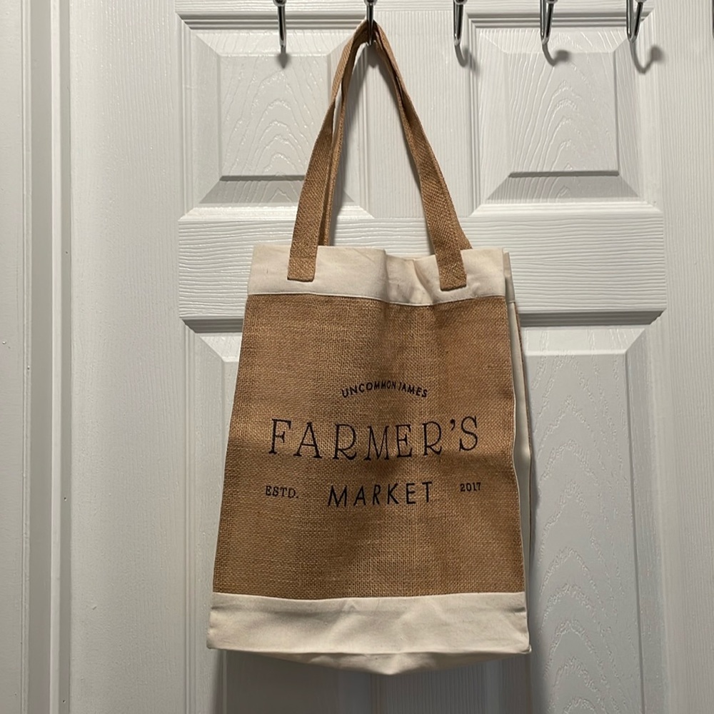 Uncommon James Tan and Cream Tote Bag